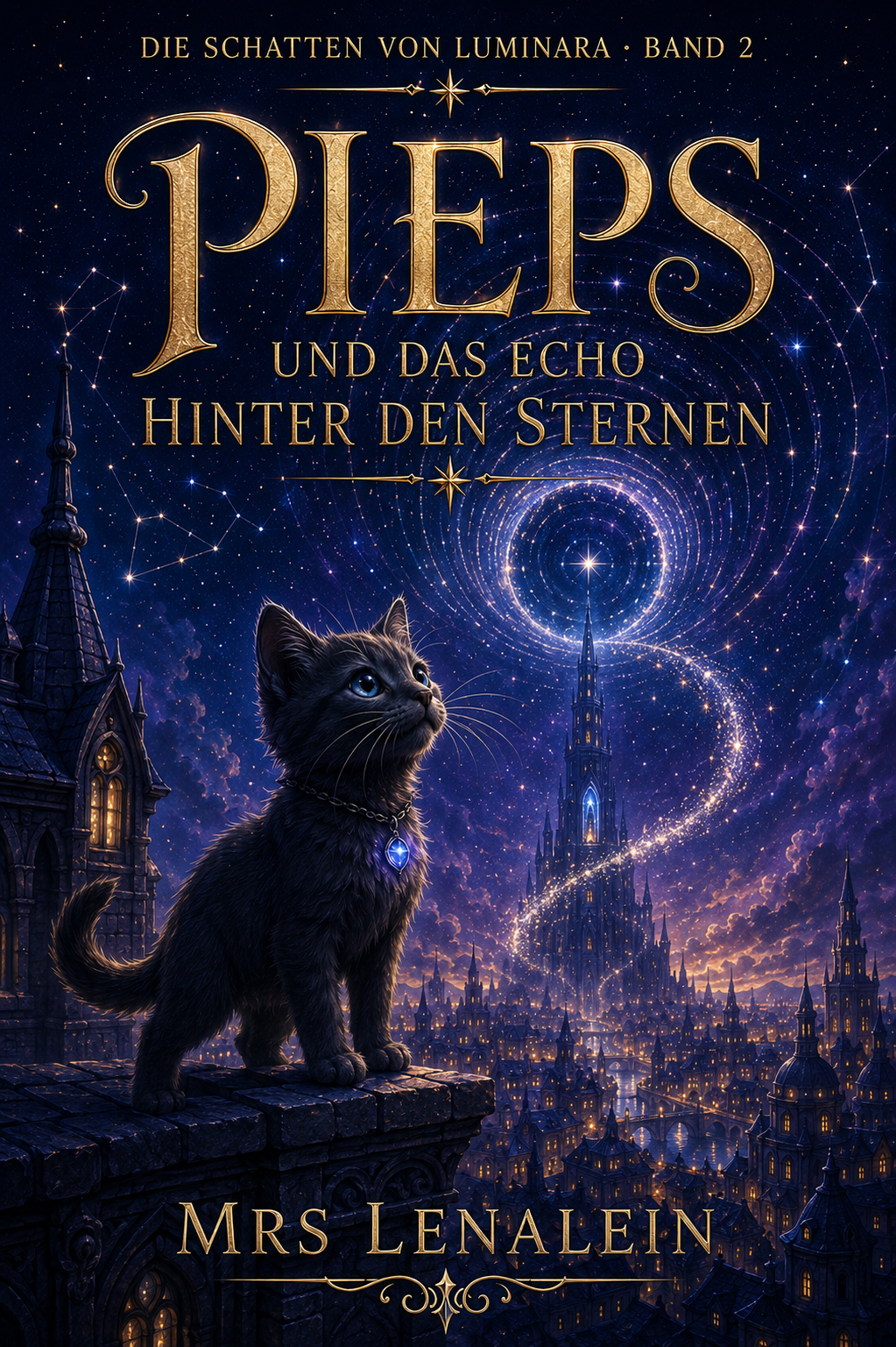 Cover von Band 2: Pieps und das Echo hinter den Sternen