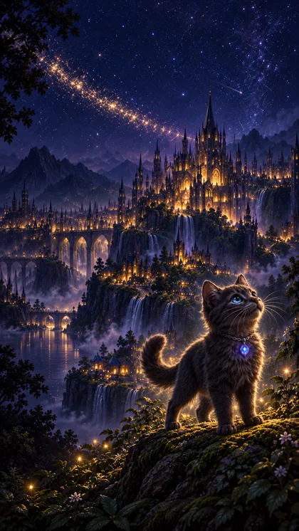 Luminara bei Nacht – Handy-Wallpaper