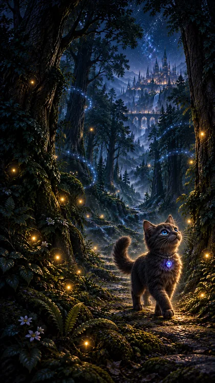 Der Flüsterwald – Handy-Wallpaper