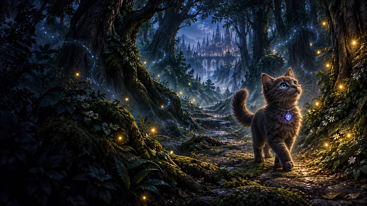 Der Flüsterwald – PC-Wallpaper